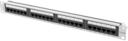 lanberg patch panel 24 port 1u cat6a utp grey photo