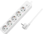 logilink lps246 socket outlet 5 way with switch 15m white photo