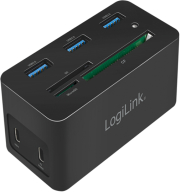 logilink ua0370 usb c multiport mini dock 10 in 1 expansion photo