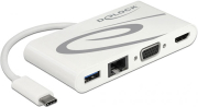 delock 87731 usb type c 31 docking station hdmi 4k 30 hz vga lan usb pd photo