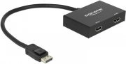 delock 87665 displayport 12 splitter 1 x displayport in 2 x displayport out 4k photo