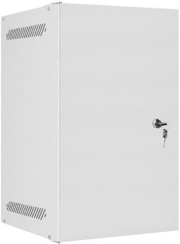 lanberg wall mounted rack 10 9u 280x310mm flat pack with metal door grey photo