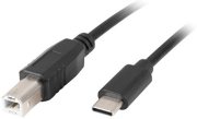 lanberg usb cm usb bm 20 cable 18m ferrite black photo