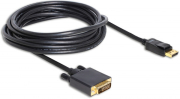 delock 82593 cable displayport 11 male dvi 24 1 male passive 5 m black photo