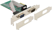 delock 89555 pci express card to 2 x serial rs 232 photo