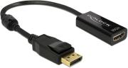 delock 62609 adapter displayport 12 male hdmi female 4k passive black photo delock 62609 adapter displayport 12 male hdmi female 4k passive black photo