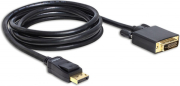 delock 82591 cable displayport 12 male dvi 24 1 male passive 2 m black photo