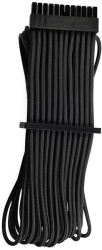corsair diy cable premium individually sleeved atx 24 pin type4 gen4 black photo