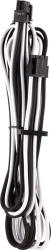 corsair diy cable premium individually sleeved eps12v cpu cable type4 gen4 white black photo