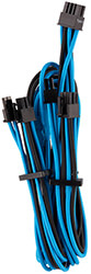 corsair diy cable premium individually sleeved pcie cable type4 gen4 blue black photo