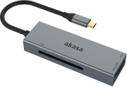 akasa usb 32 type c 3 in 1 card reader photo