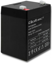 qoltec 53033 agm battery 12v 45ah max 675a photo