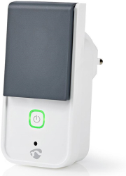 nedis wifipo120fwt wi fi smart plug outdoor 16a with power consumption meter photo