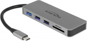 delock 87743 usb type c docking station for mobile devices 4k hdmi hub sd pd 20 photo