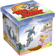 disney stool tom jerry 3 in 1 mdf and textile up to 150 kg photo disney stool tom jerry 3 in 1 mdf and textile up to 150 kg photo