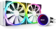 nzxt kraken x63 rgb water cooling white 280mm illuminated fans and pump photo