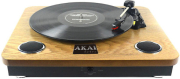 akai att 09 wood turntable with built in speakers photo