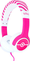 pokemon pokeball kids headphones pink photo
