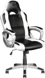 trust 23205 gxt 705w ryon gaming chair white photo