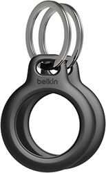 belkin secure airtag holder keychain 2 pack black photo