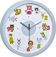 tfa 60305114 little animal kids wall clock photo