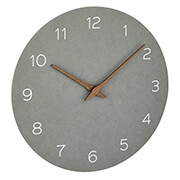 tfa 60305410 analogue wall clock grey photo