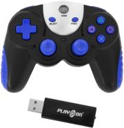 play on motion control six way wireless controller usb for pc ps3 photo