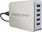 trofodotiko usb nitecore ua55q desktop adaptor 5v 10a 50w max high speed charging photo