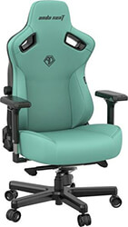 anda seat gaming chair kaiser 3 large green photo