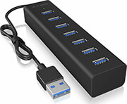 icy box ib hub1700 u3 7 port hub with usb type a interface and power supply photo
