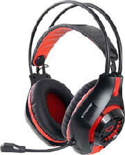 esperanza egh420r headphones with microphone deathstrike red photo