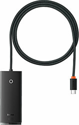 baseus lite series hub 4x usb 30 type c 1m black photo