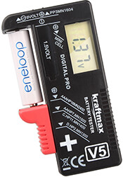 kraftmax universal battery tester with display v5 photo