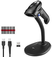 netum 1d wireless 24g ccd scanner with stand photo