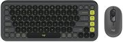 logitech 920 013140 pop icon combo wireless bluetooth keyboard and mouse set graphite green photo