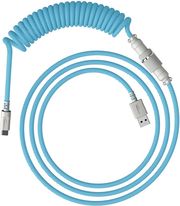kalodio pliktrologioy hyperx usb c coiled cable light blue 6j680aa photo
