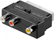 goobay 50122 antaptoras 3 rca se scart photo