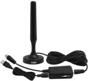 crypto da 100 dvb t t2 antenna with external amplifier 5 25dbi 4m cable magnetic base photo