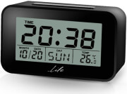 life acl 201 digital alarm clock with indoor thermometer and lcd display photo