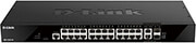 d link dgs 1520 28 24x10 100 1000base t ports 2x10gbase t 2xsfp ports smart managed switch photo