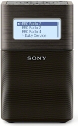 sony xdr v1btdb portable dab dab clock radio with bluetooth black photo