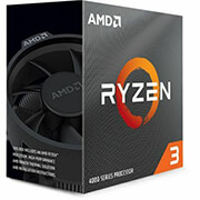 cpu amd ryzen 3 4100 380ghz 4 core with fan box photo