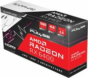 vga sapphire amd radeon rx6400 pulse gaming oc 4gb hdmi dp retail photo