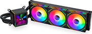 lian li galahad ii lcd 360 sl inf black aio gpu liquid cooler with argb infinity fans photo
