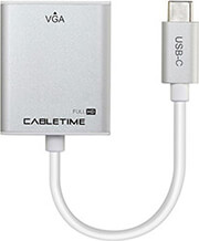 cabletime usb type c male to vga female w aluminum housing ct c160 pu31 cmvga s015 photo cabletime usb type c male to vga female w aluminum housing ct c160 pu31 cmvga s015 photo