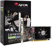 vga afox geforce gt610 1gb ddr3 64bit dvi hdmi�lp fan af610 1024d3l7 v5 retail photo