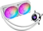asus rog strix lc ii 240 argb processor all in one liquid cooler 12 cm white edition photo
