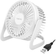 logilink ua0402 usb desk fan 127 cm 30 db white photo