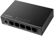 logilink ns0116 desktop gigabit ethernet switch 5 port metal case black photo