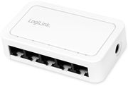 logilink ns0114 desktop gigabit ethernet switch 5 port plastic case white photo